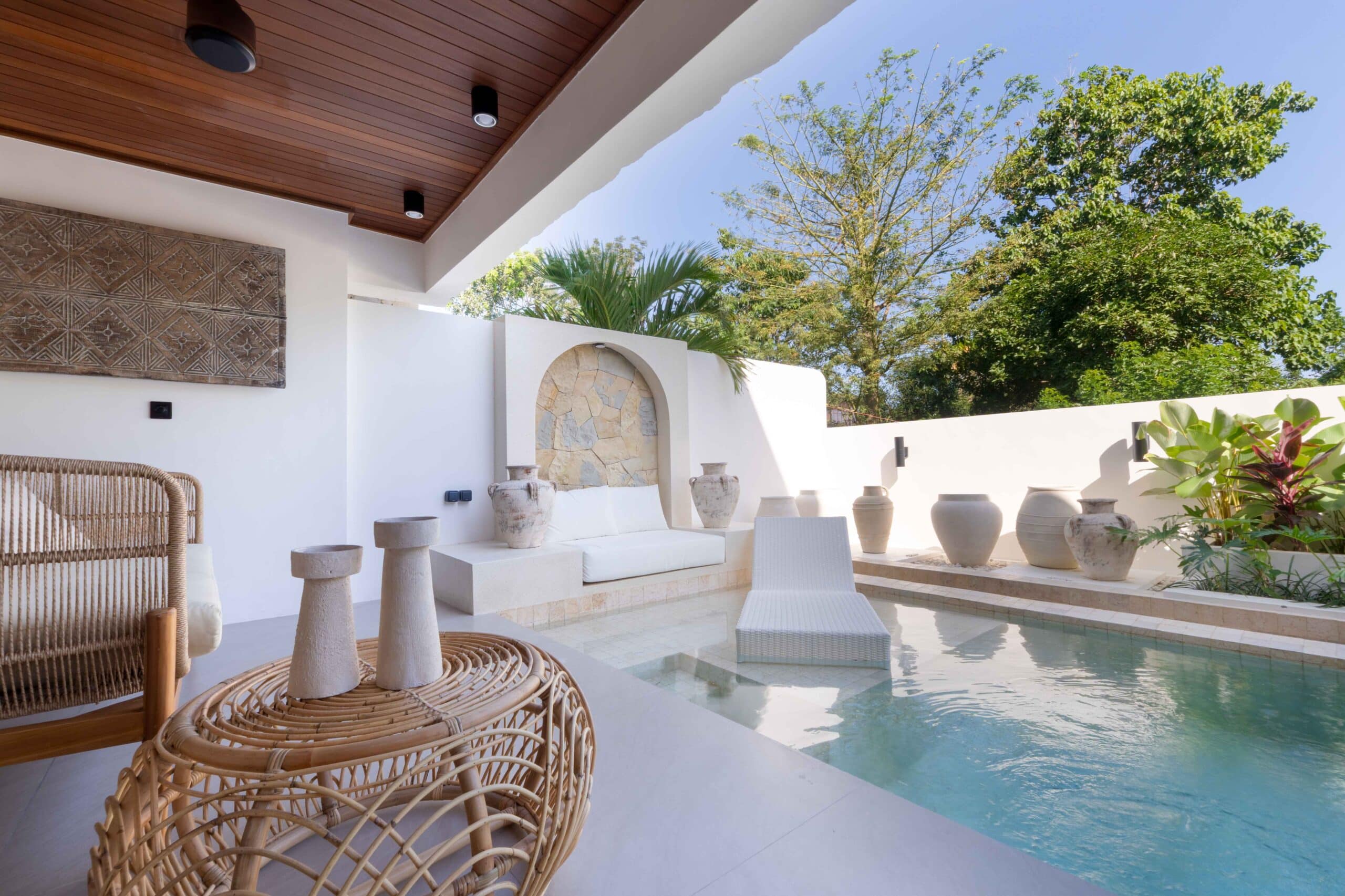 Pool Outside Nyang Nyang Villa Alpha VIllas Bali