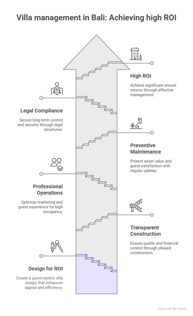 villa management in Bali making a smart investment visual selection